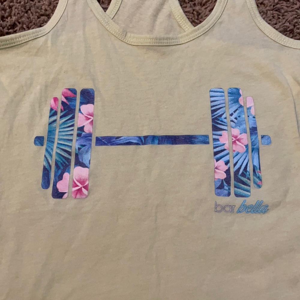 Barbella Box razor back tank